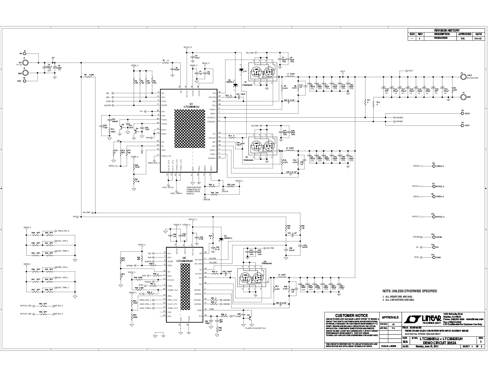 DC2052A - Schematic