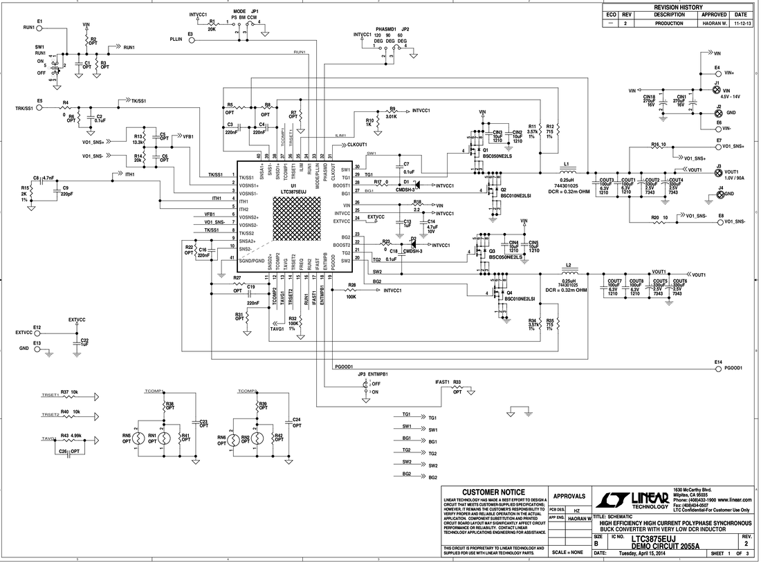 DC2055A - Schematic