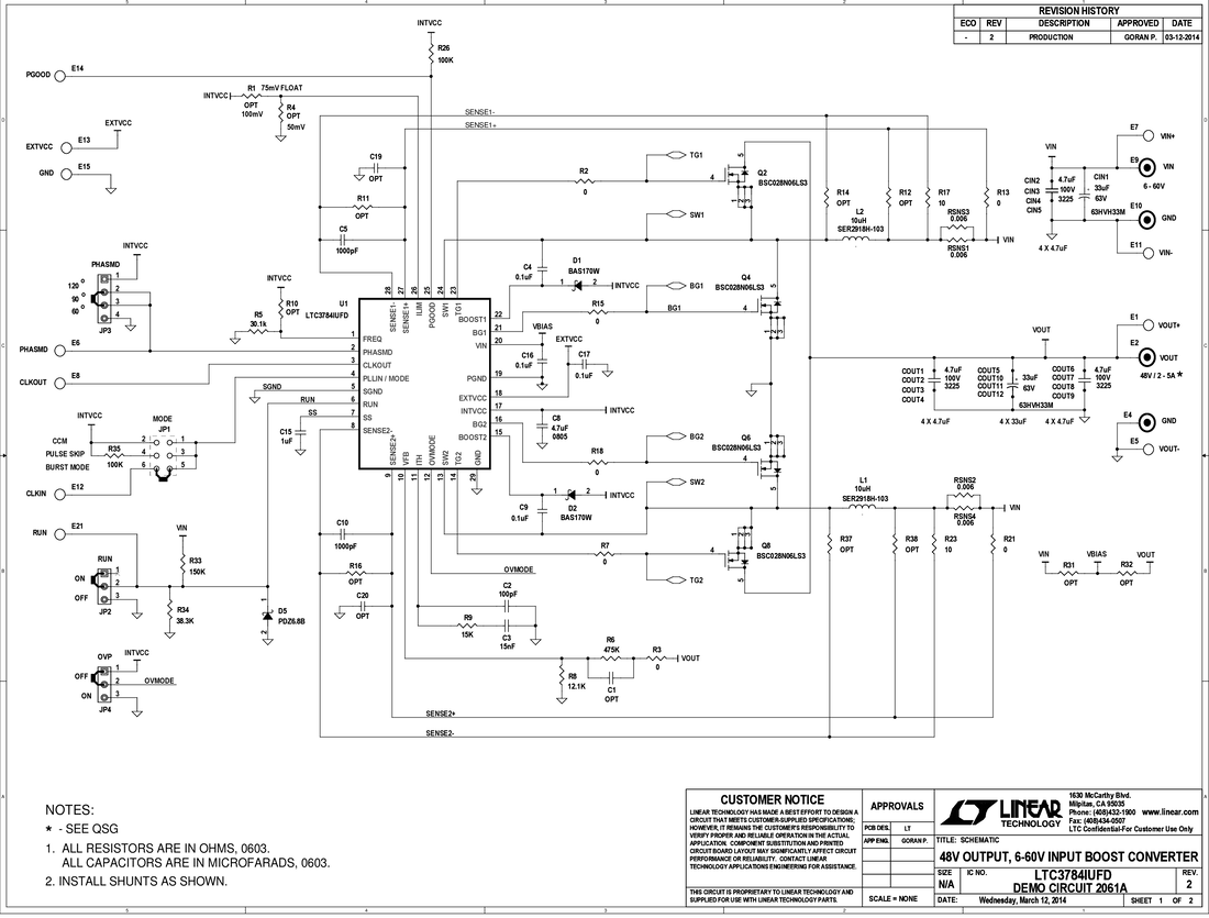 DC2061A - Schematic