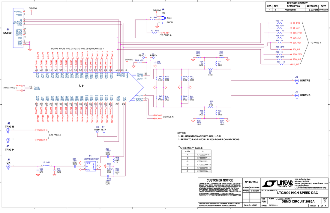 DC2085A - Schematic