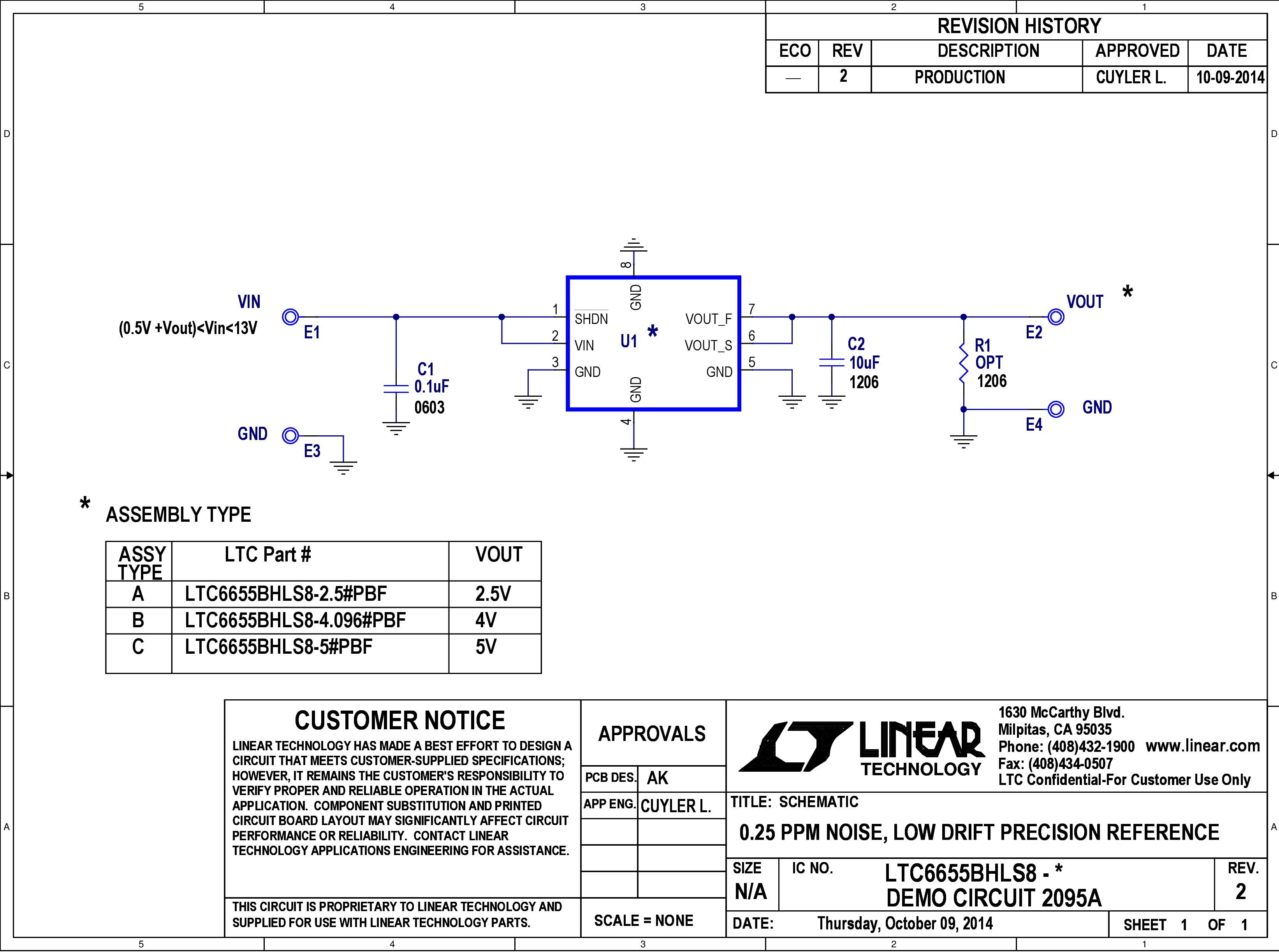 DC2095A - SChematic
