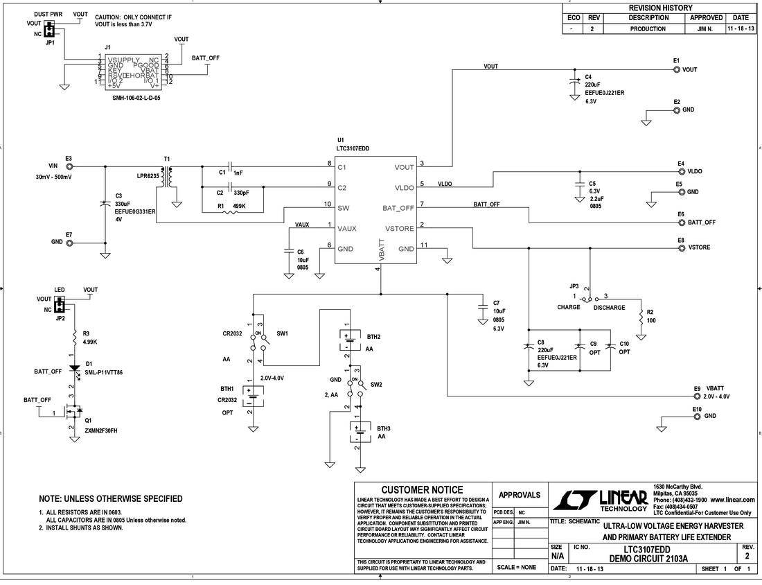 DC2103A - Schematic