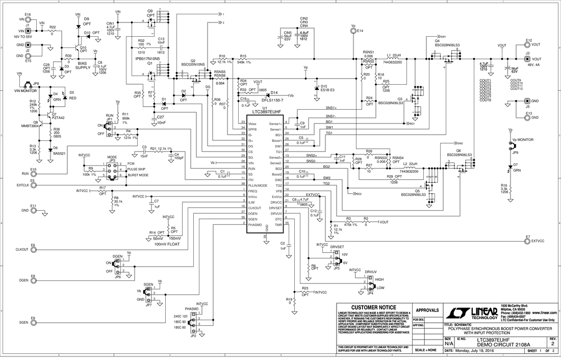 DC2108A - Schematic