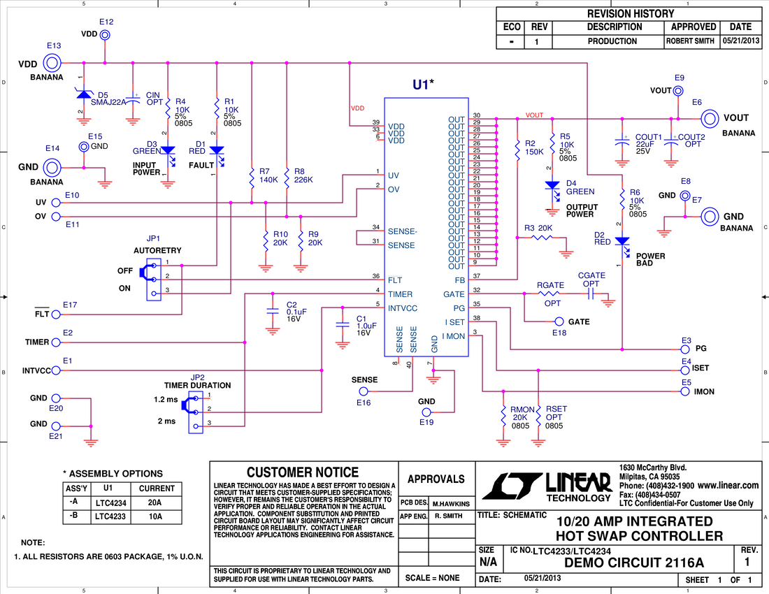 DC2116A - Schematic