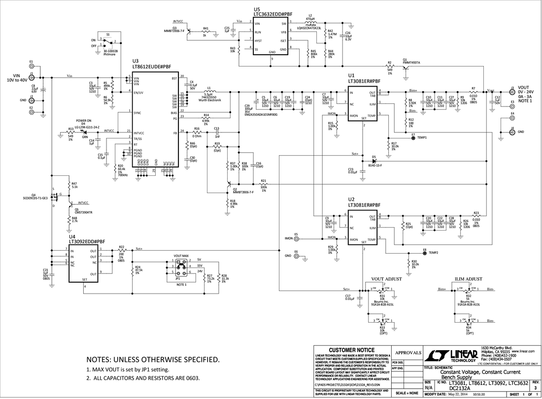 DC2132A - Schematic