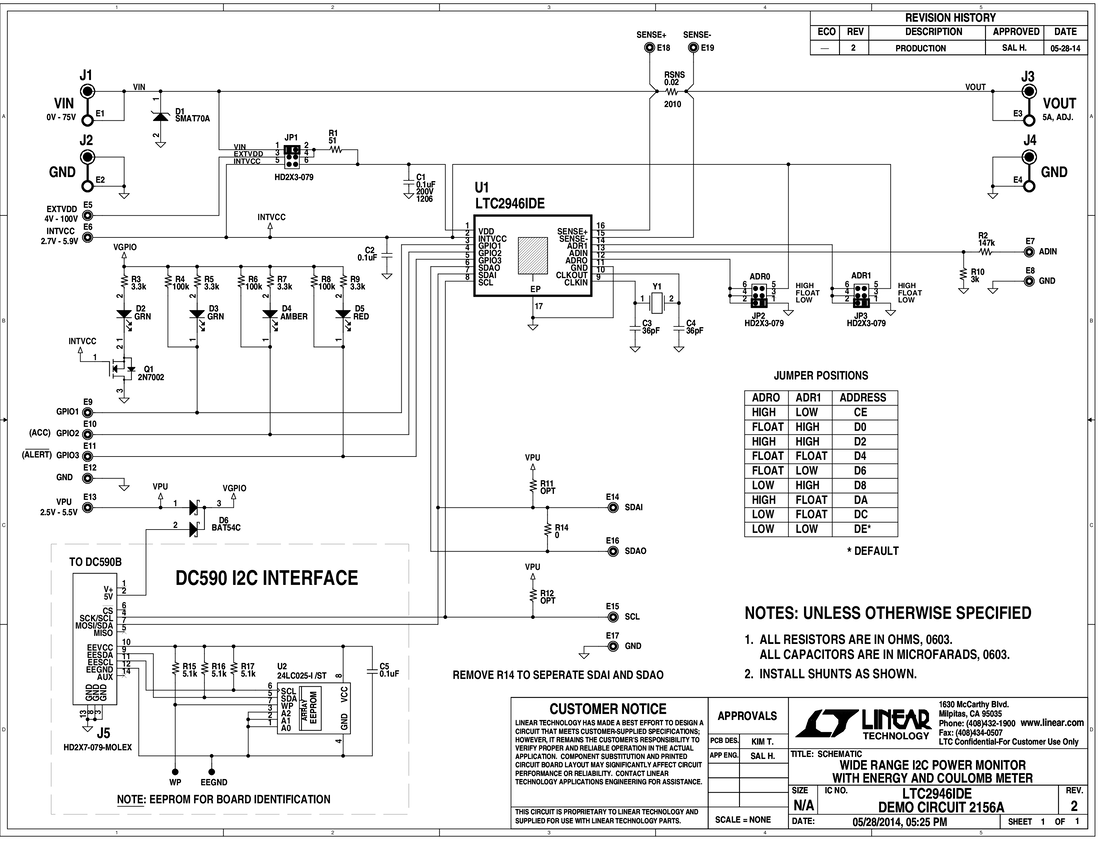 DC2156A - Schematic