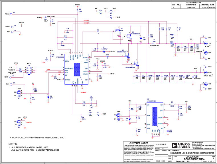 DC2173A Application Circuit