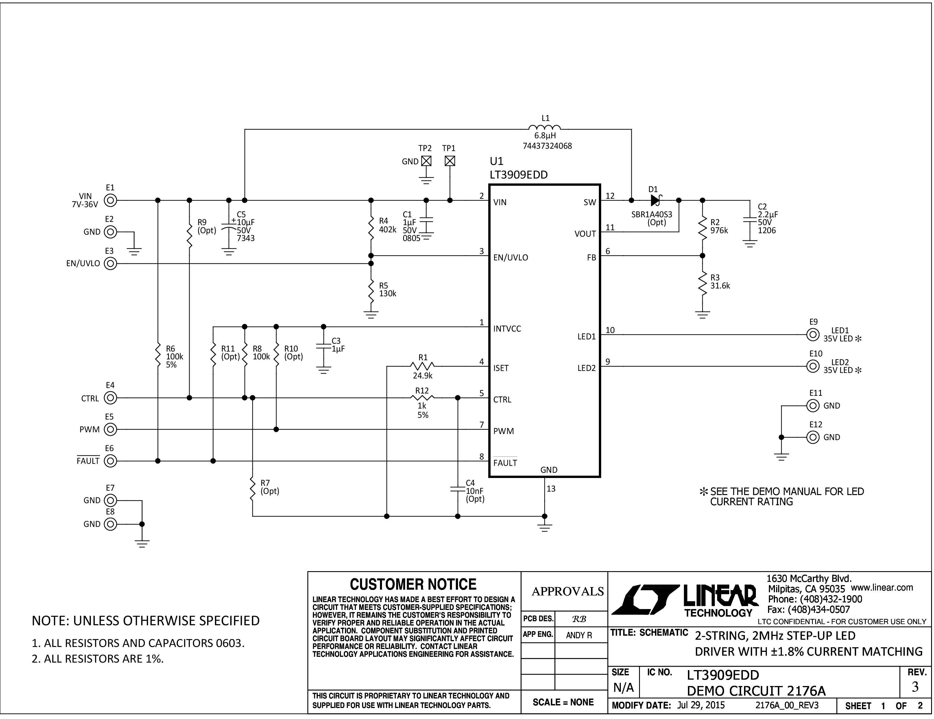 DC2176A - Schematic