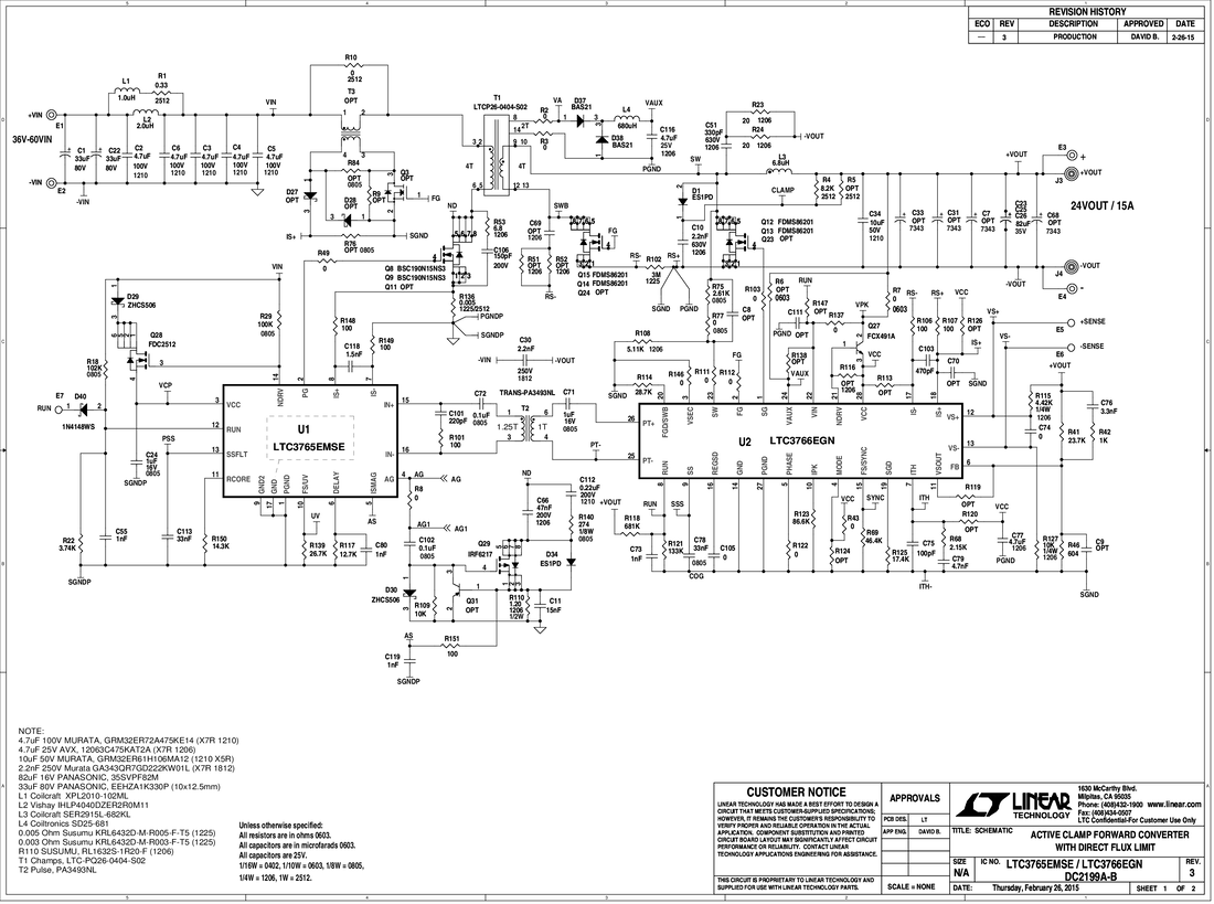 DC2199A-B - Schematic