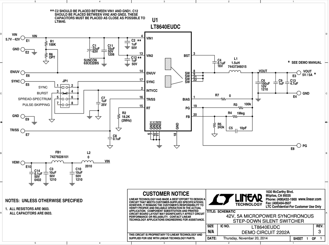 DC2202A - Schematic