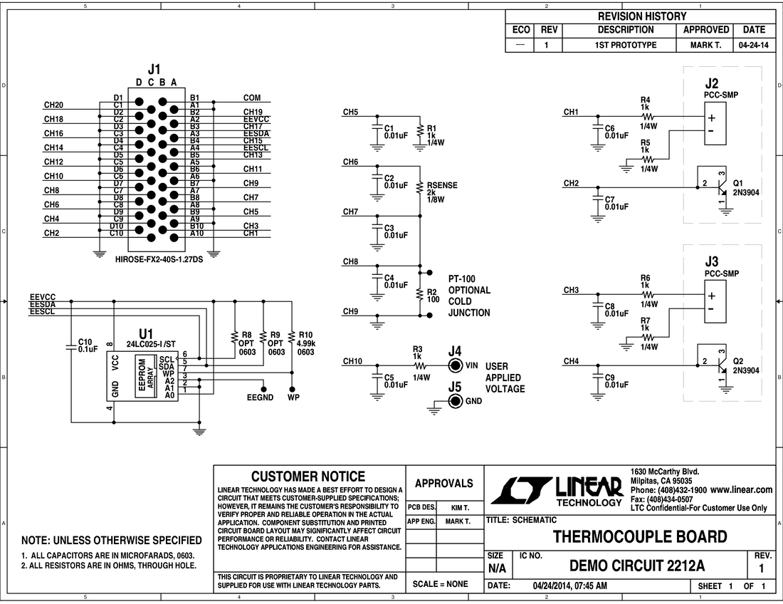 DC2212A - Schematic