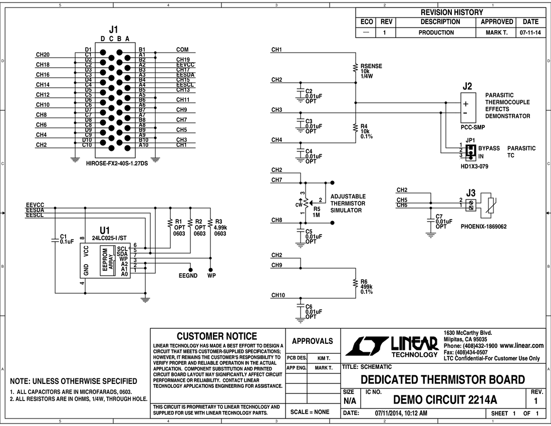 DC2214A - Schematic