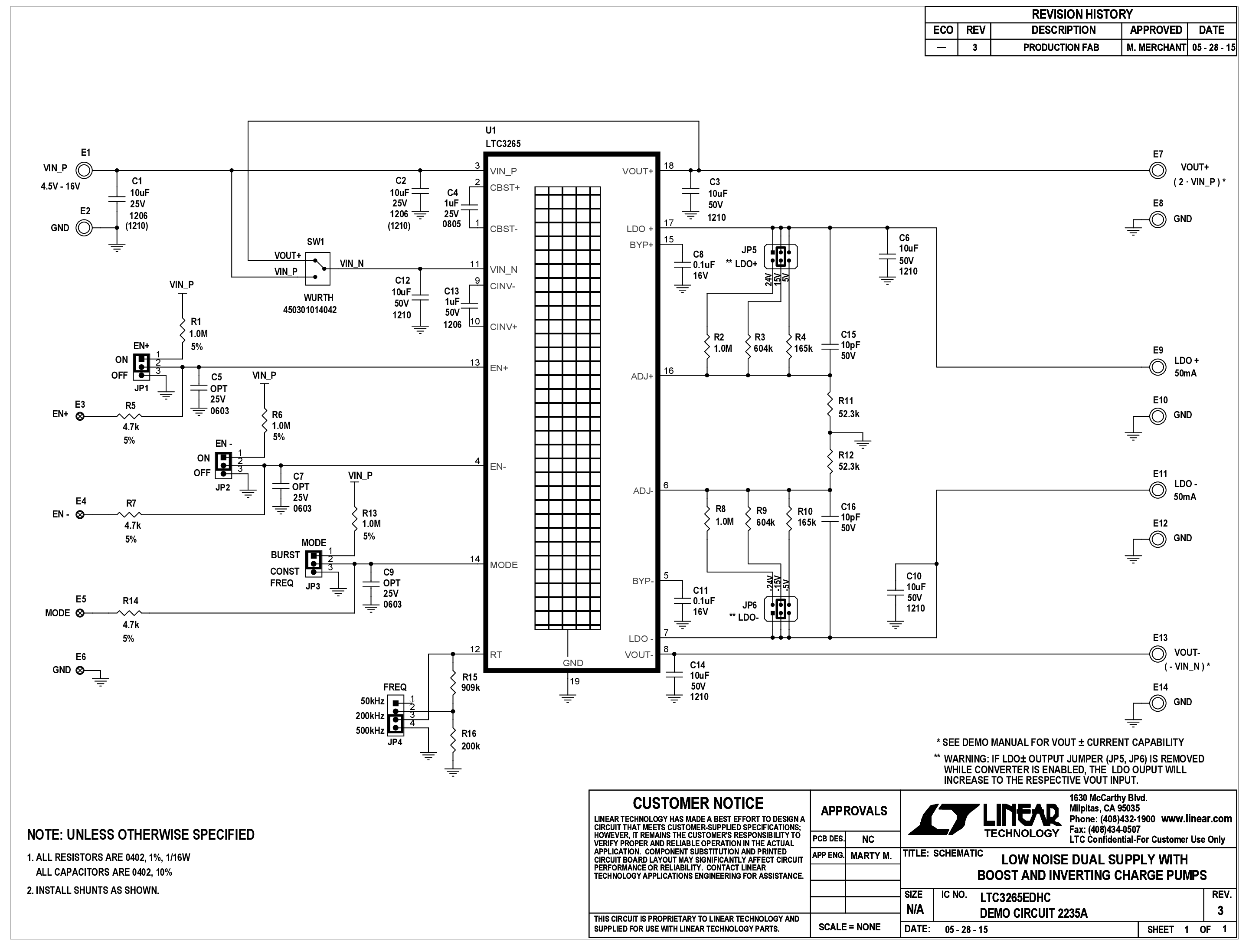 DC2235A - Schematic