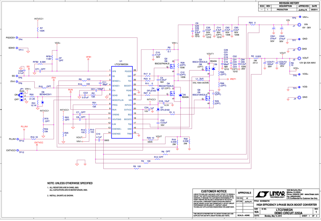 DC2253A - Schematic