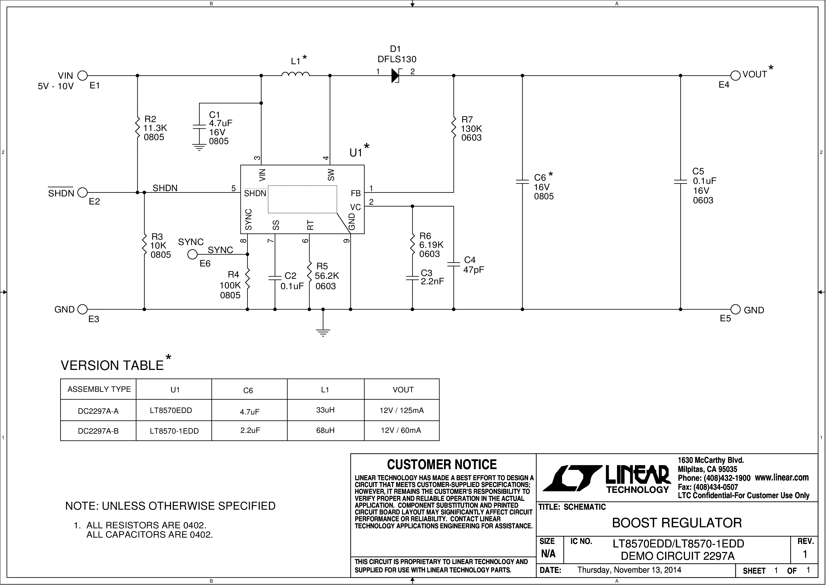 DC2297A - Schematic