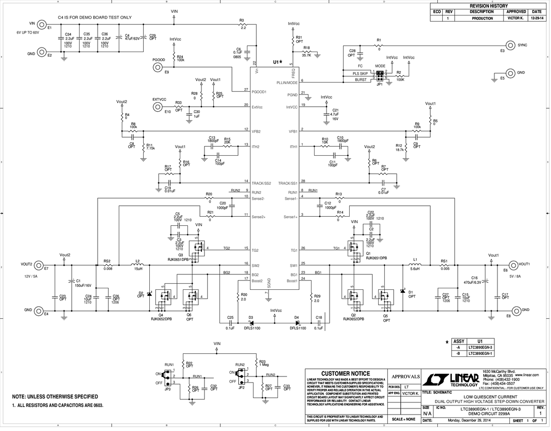DC2299A - Schematic