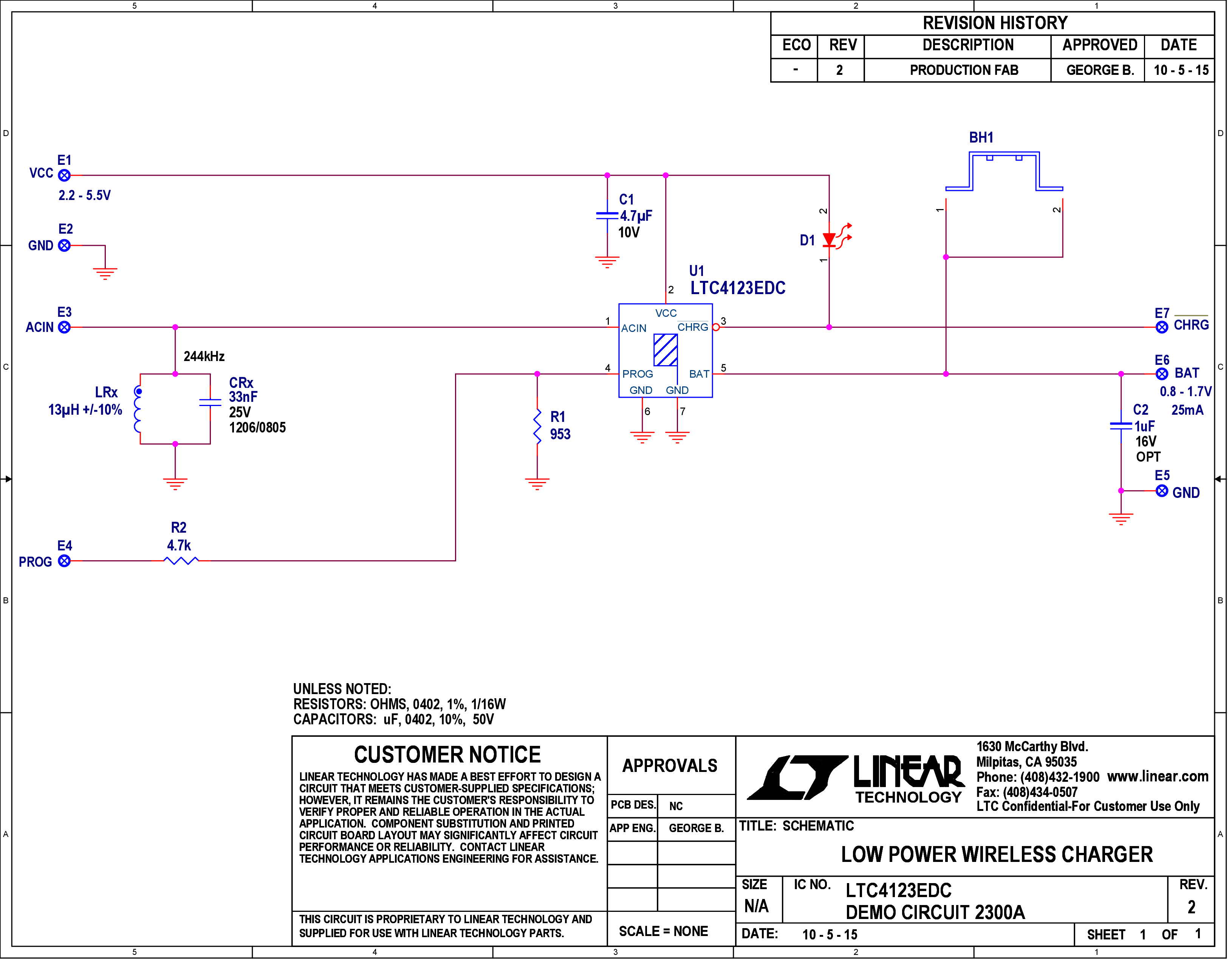 DC2300A - Schematic