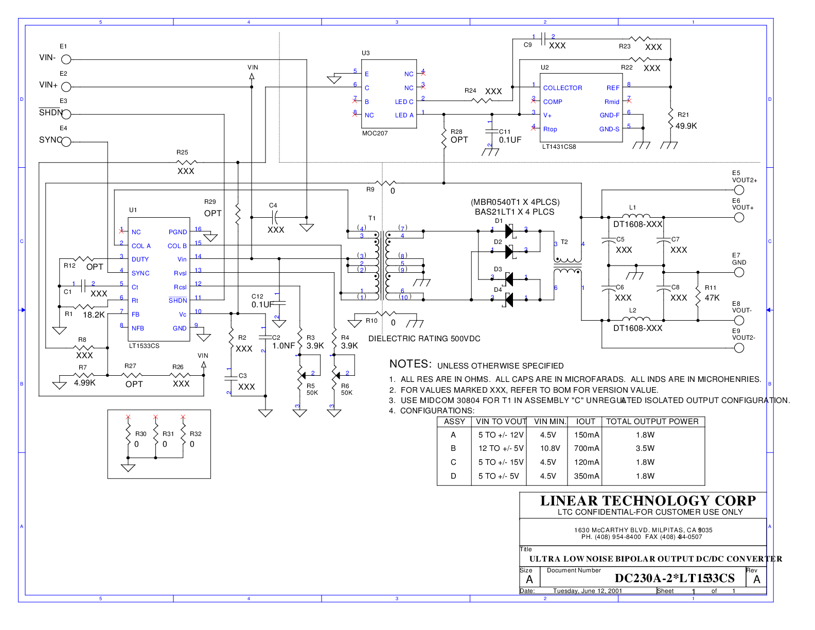 DC230A-A - Schematic