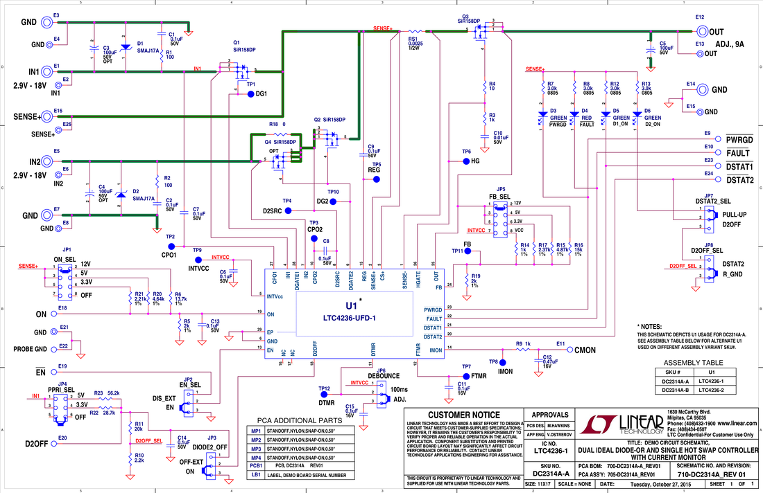 DC2314A - Schematic