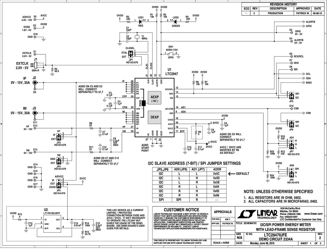 DC2334A - Schematic