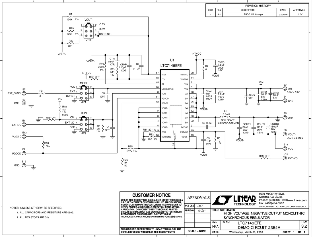 DC2354A - Schematic