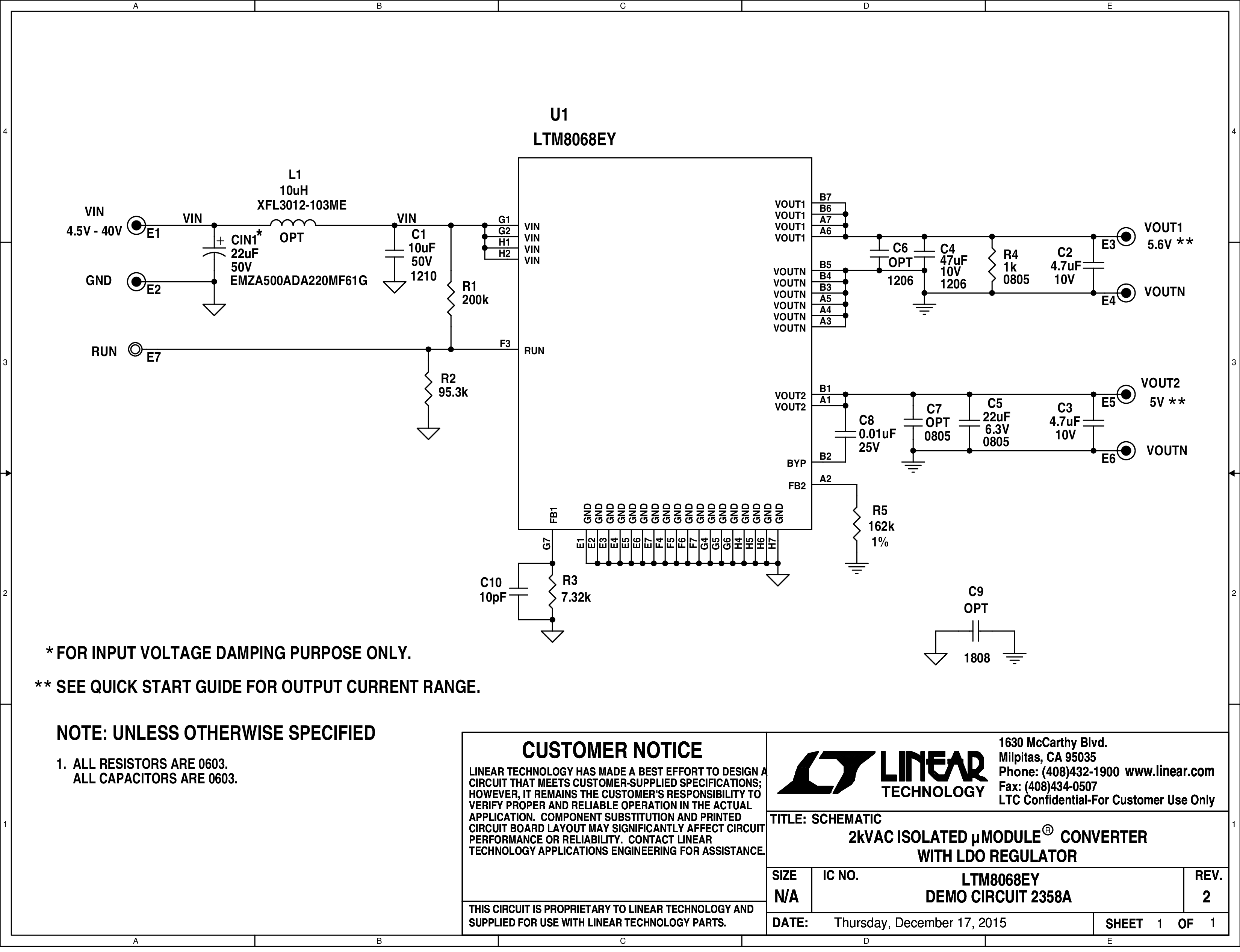 DC2358A - Schematic