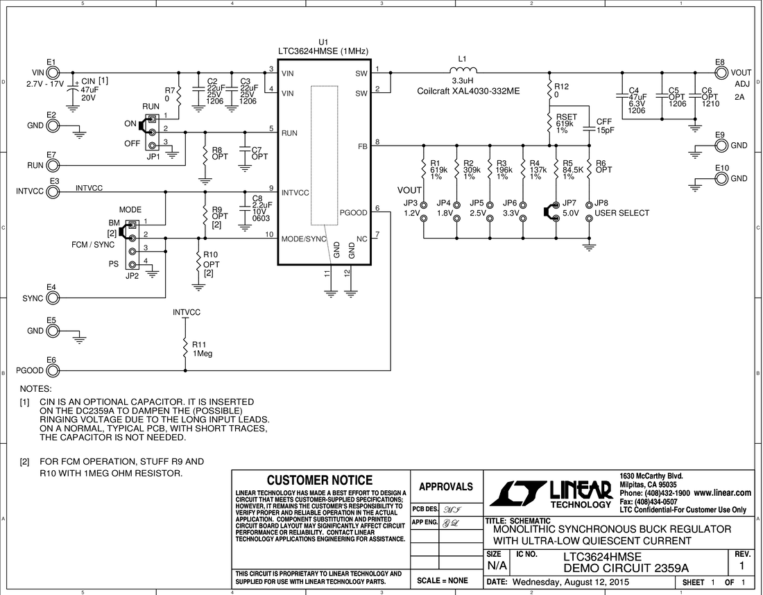 DC2359A - Schematic