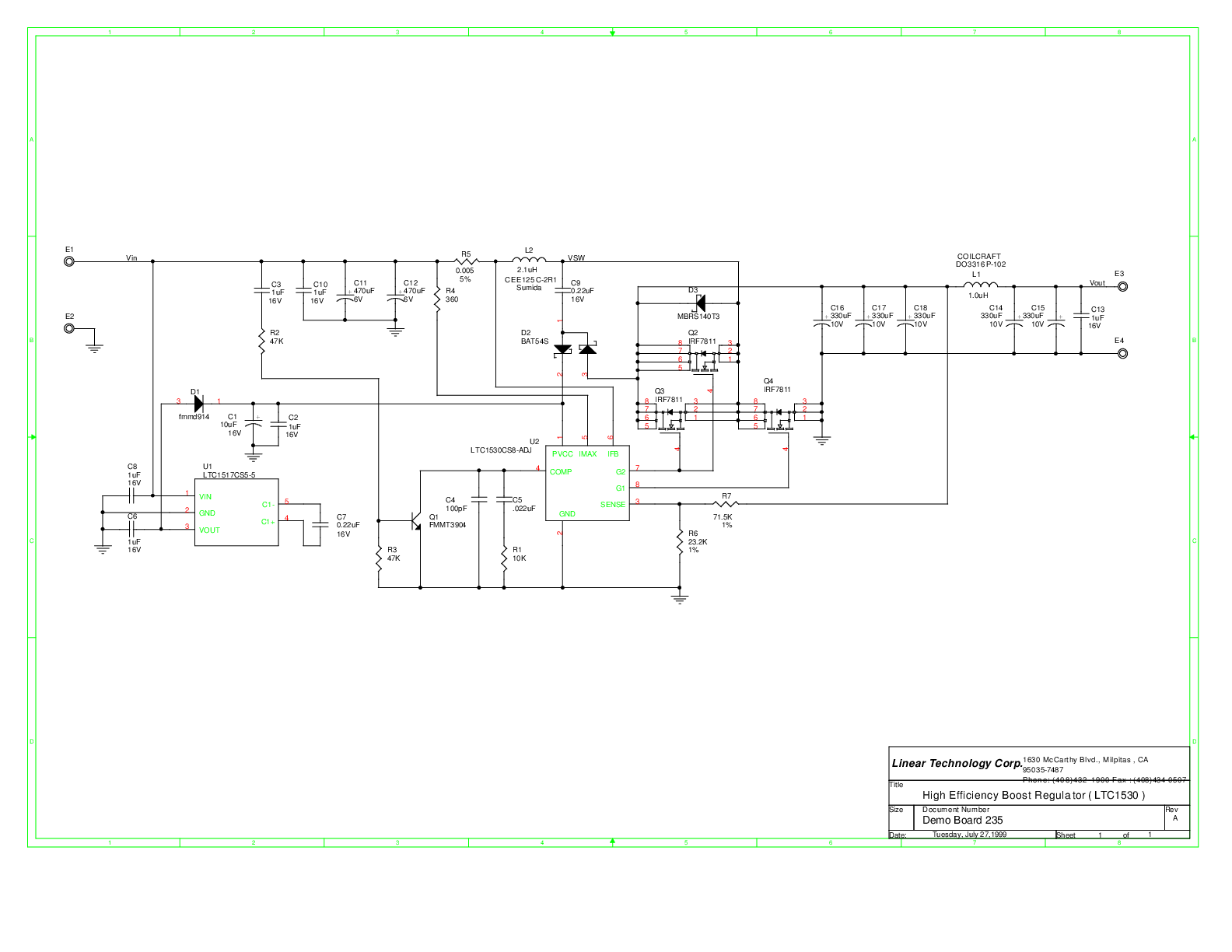 DC235A - Schematic