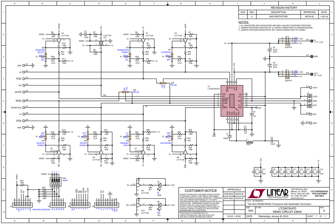 DC2364A - Schematic