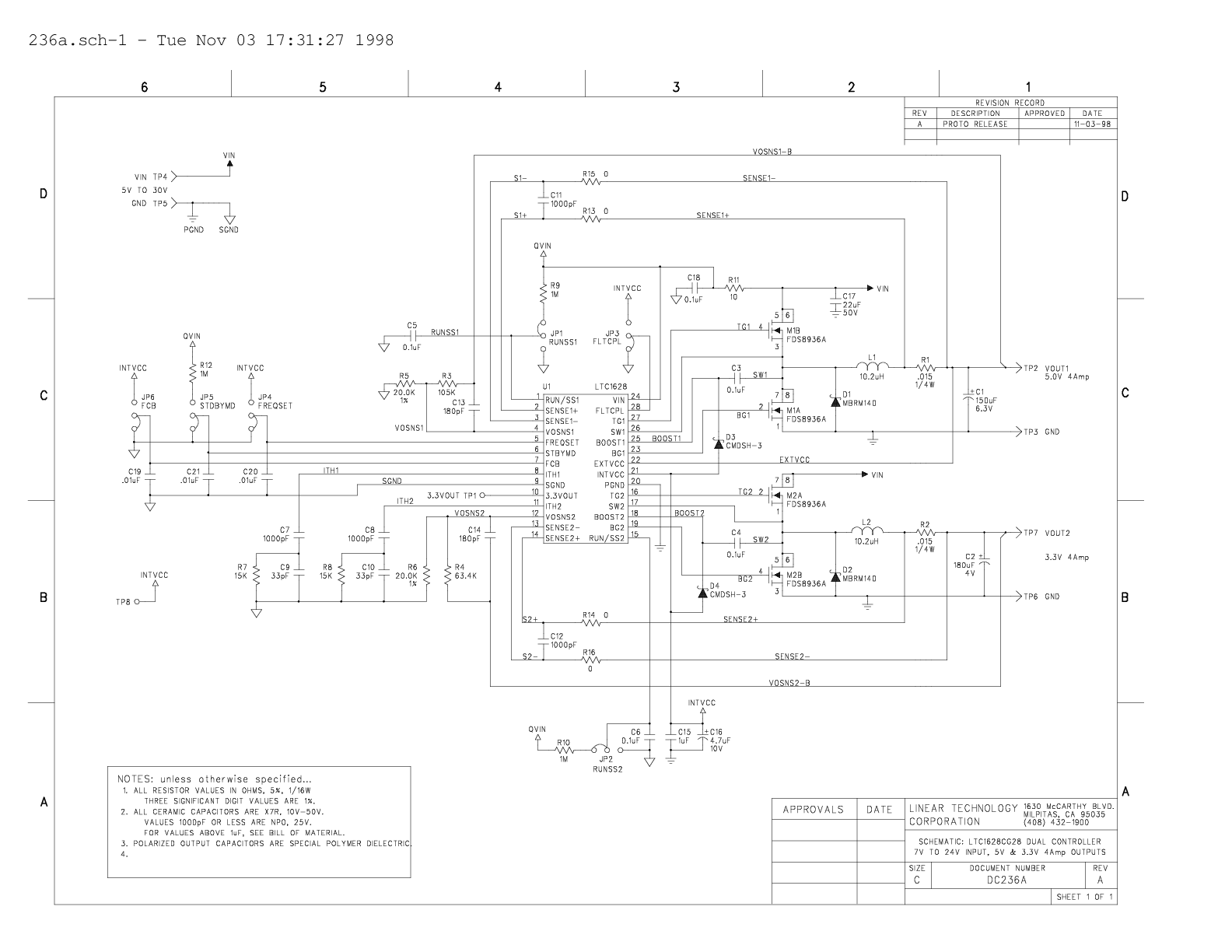 DC236C-A - Schematic