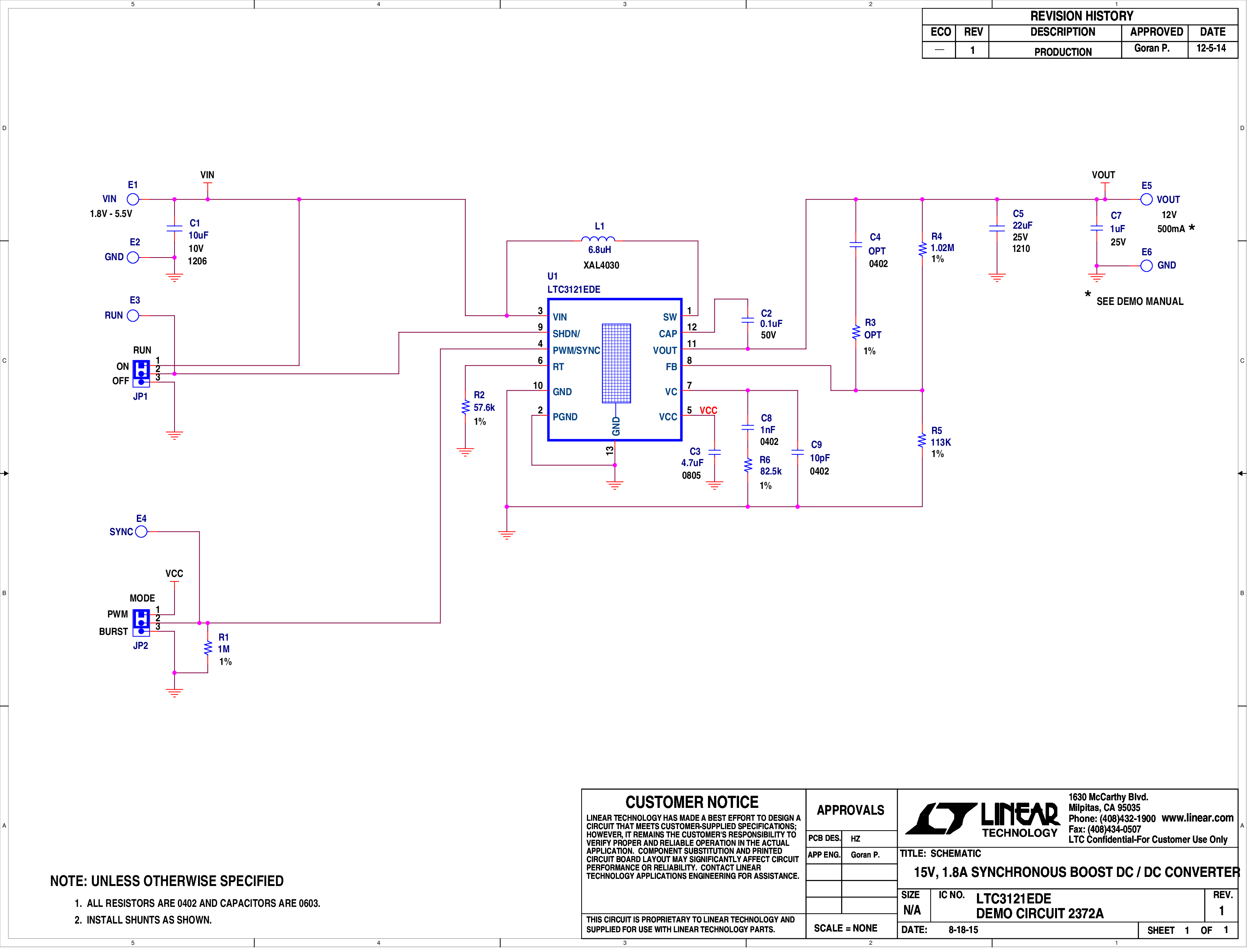 DC2372A - Schematic