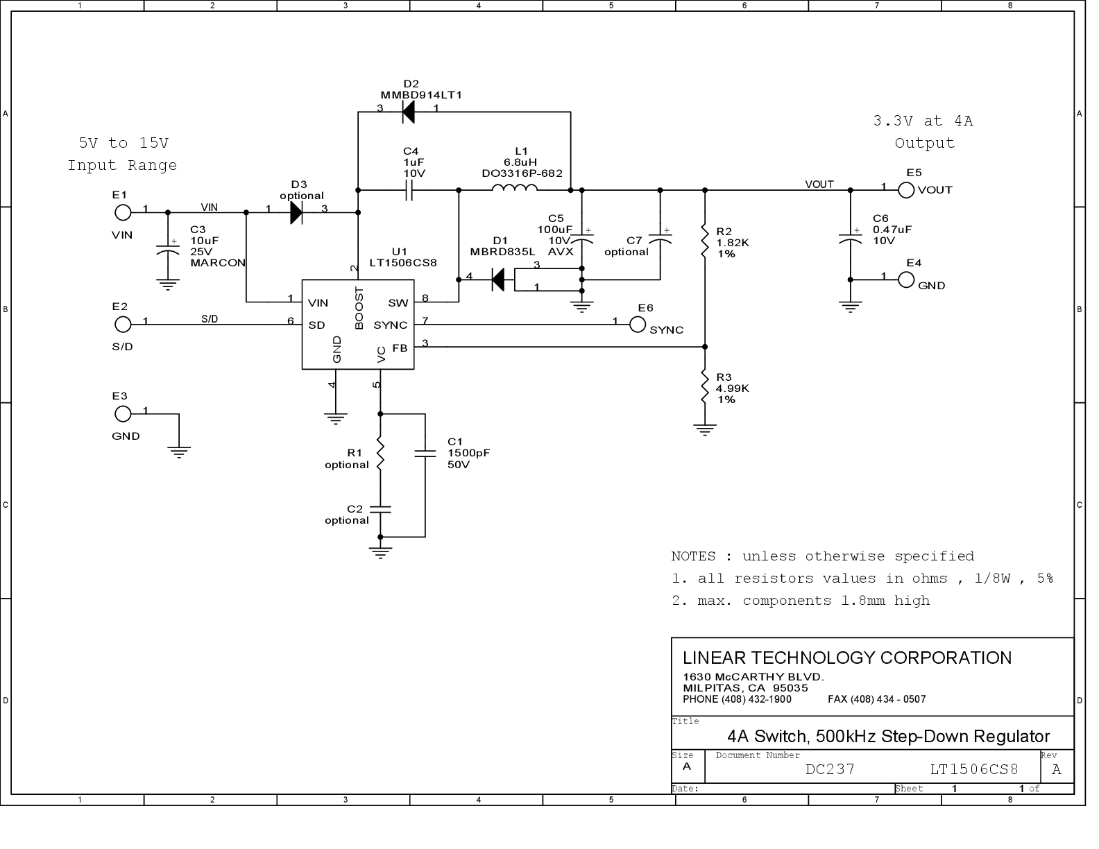 DC237A - Schematic