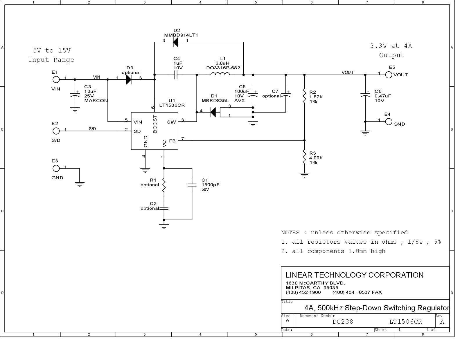 DC238A - Schematic