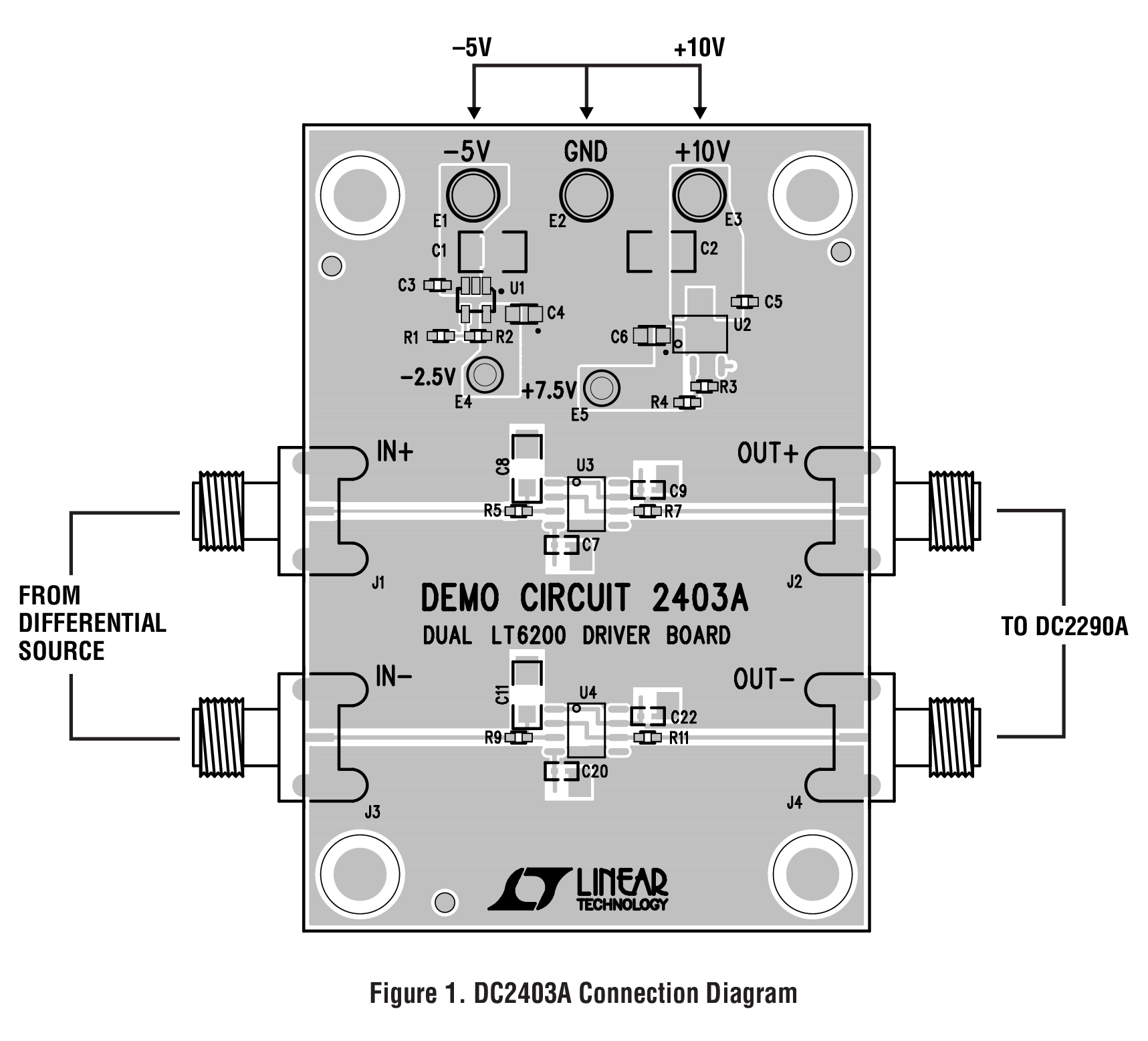Figure 1. DC2403A Connection Diagram