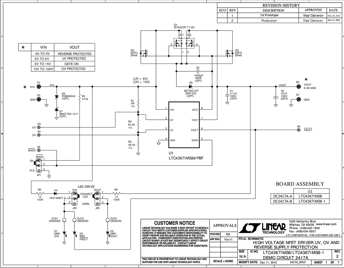 DC2417A - Schematic