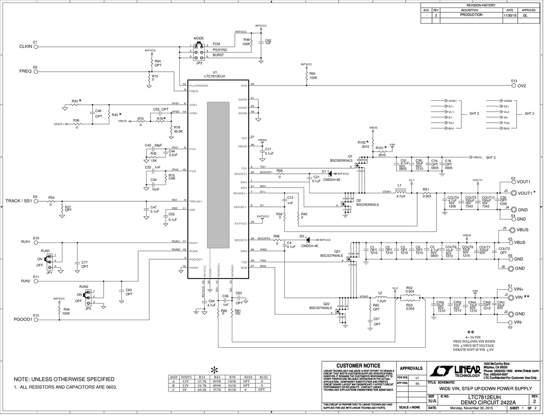 DC2422A - Schematic