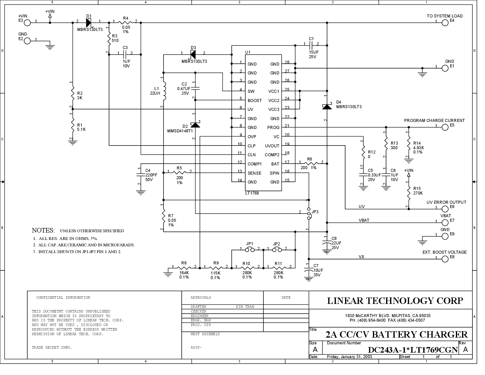 DC243A - Schematic