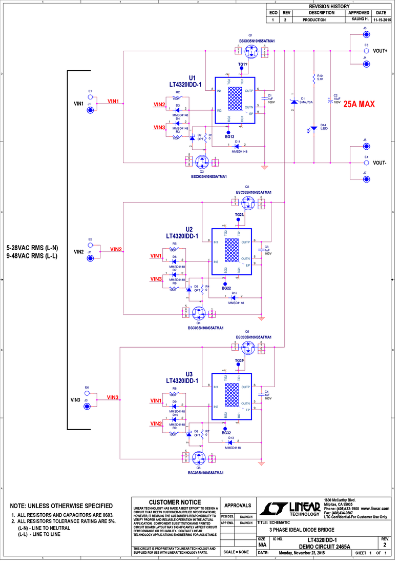 DC2465A - Schematic