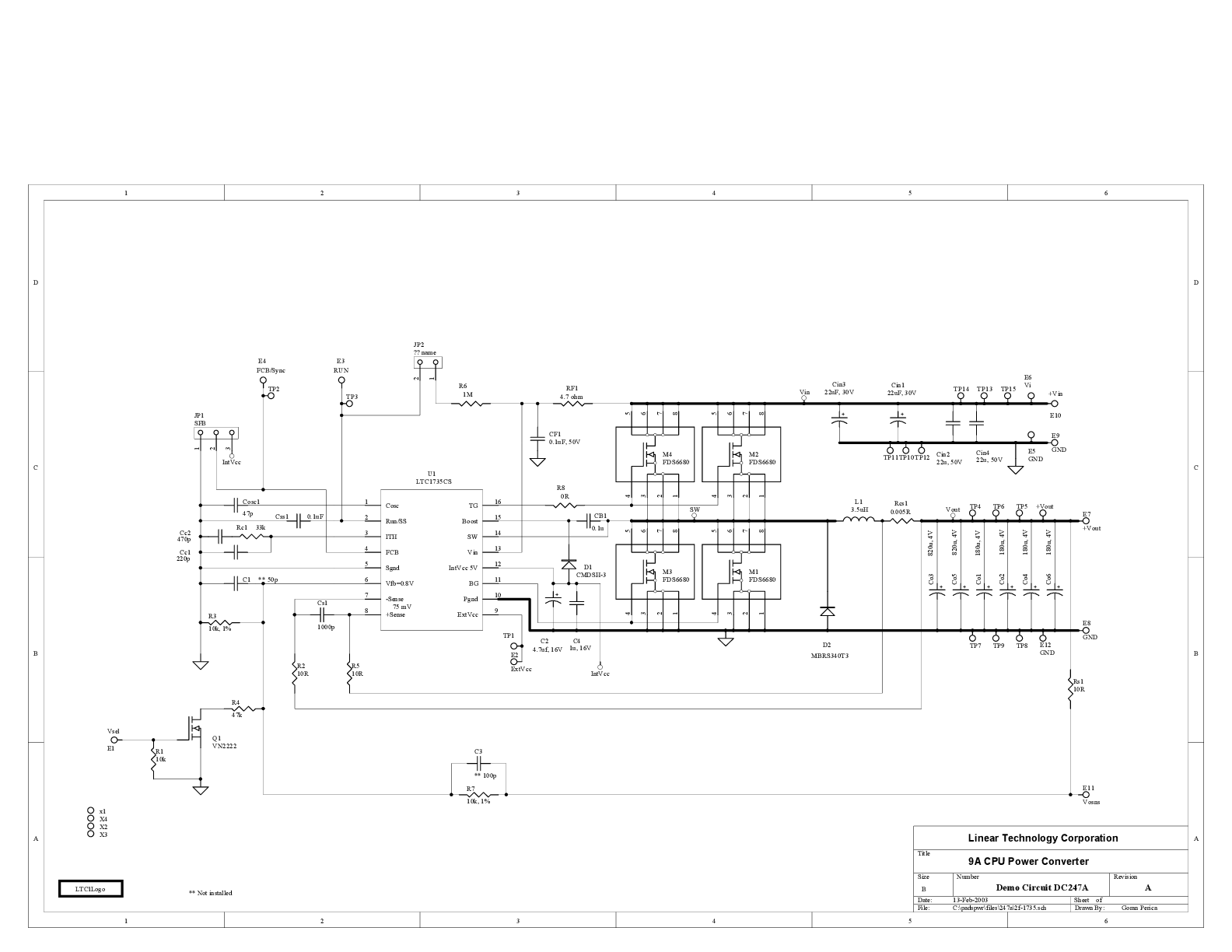 DC247A - Schematic