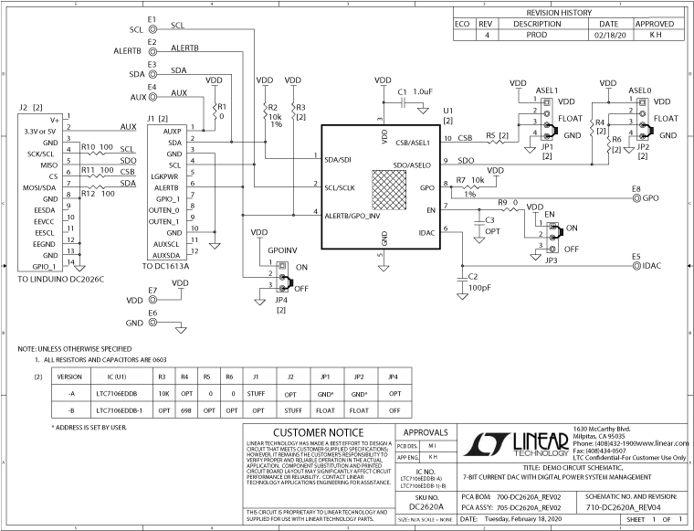 DC2620A-A Application Circuit