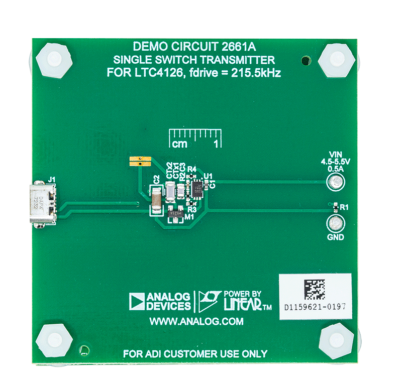 DC2663A-KIT Evaluation Board - Bottom View