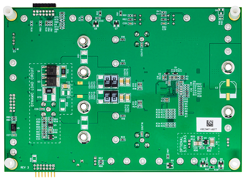 DC2666A-A Evaluation Board - Bottom View