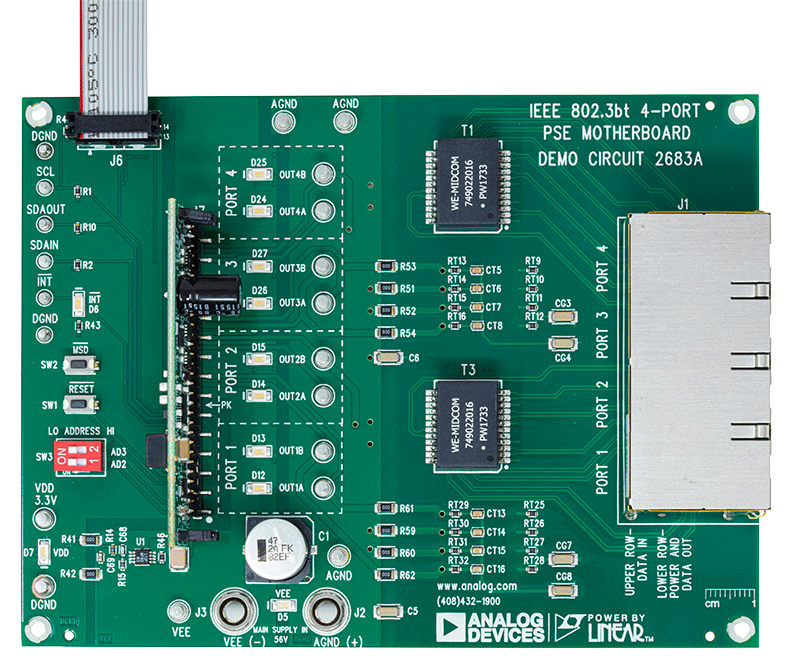 DC2685B Evaluation Kit - Top View