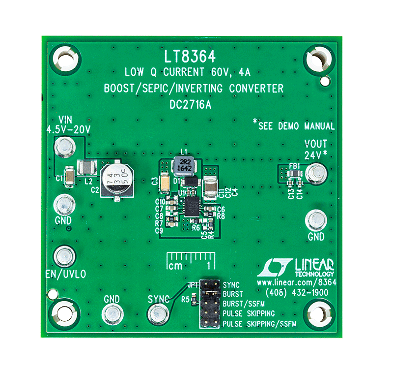 DC2716A Evaluation Board - Top View