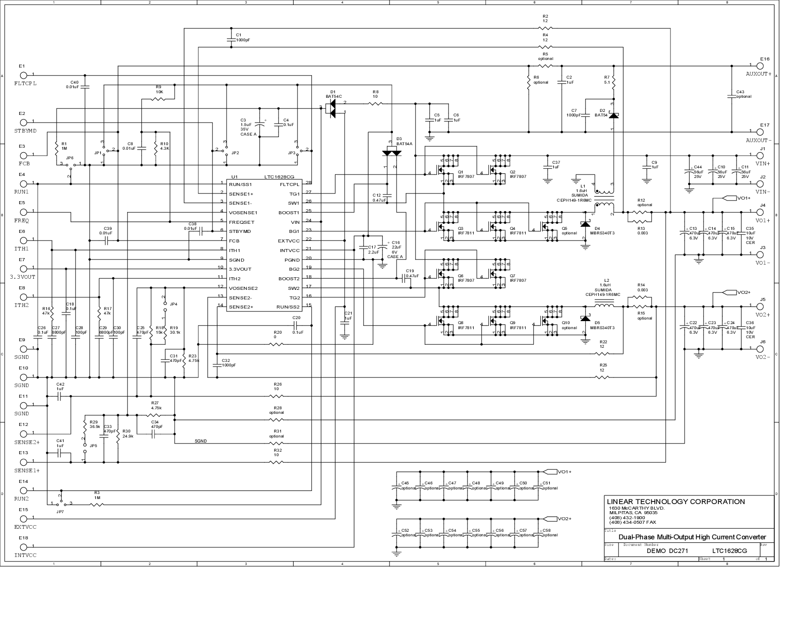 DC271A - Schematic