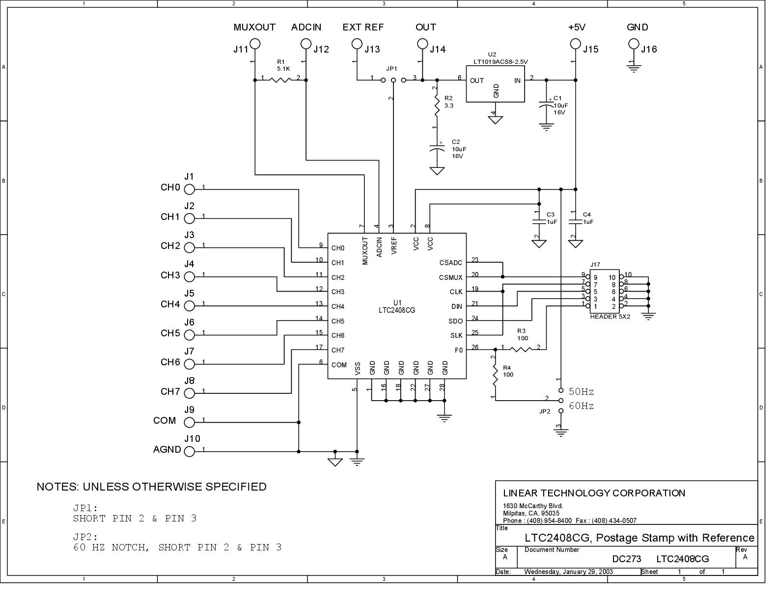 DC273A - Schematic