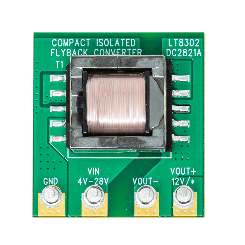 DC2821A Evaluation Board - Bottom View