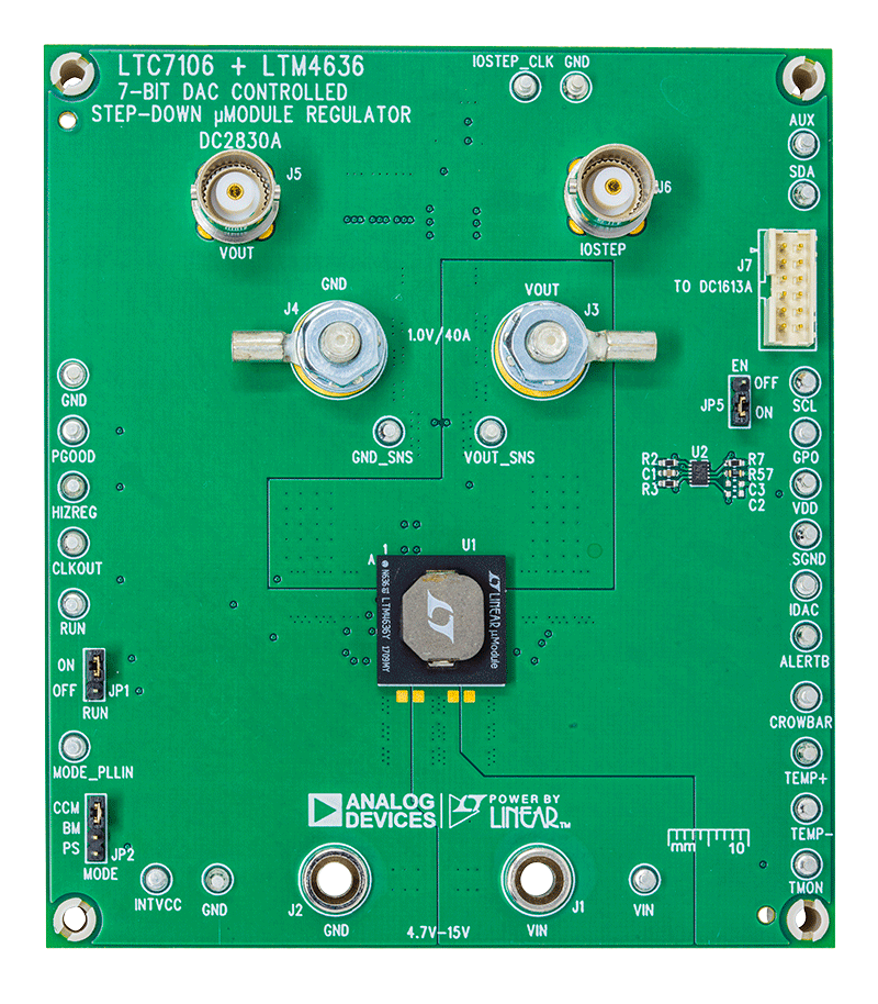 DC2830A Evaluation Board - Top View