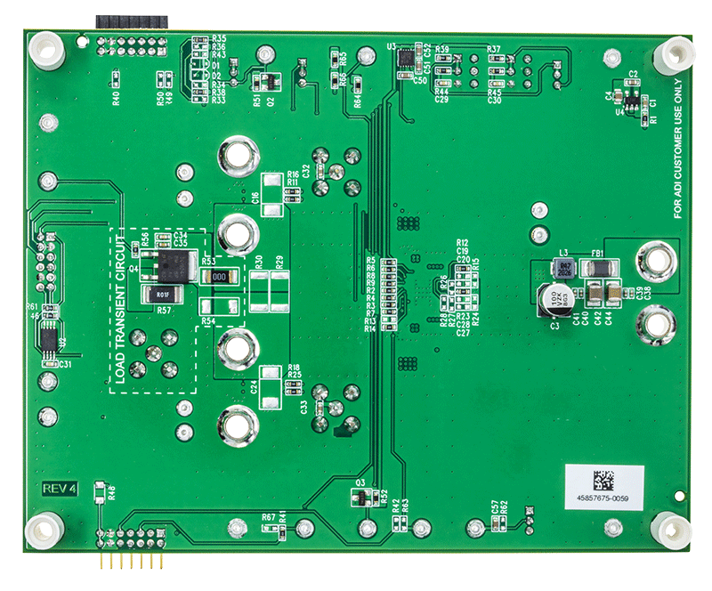 DC2836A Evaluation Board - Bottom View