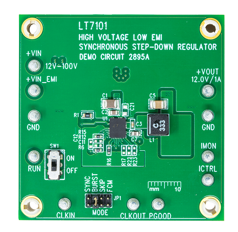 DC2895A Evaluation Board - Top View